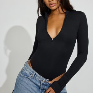 SoftActive Zip Up Long Sleeve Bodysuit