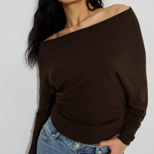Rae Asymmetric Fine Sweater