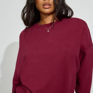 SoftTerry Bubble Crewneck Sweatshirt